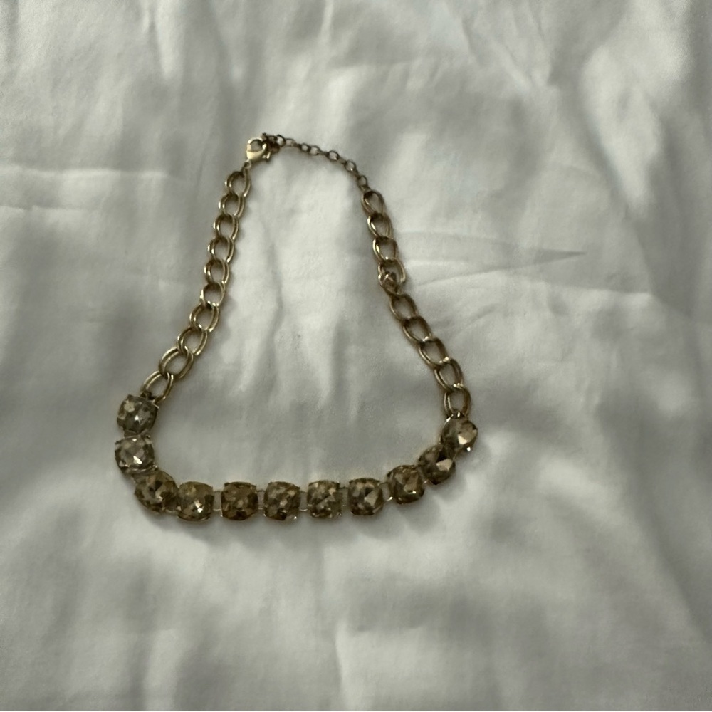 Gold and Yellow Statement Necklace